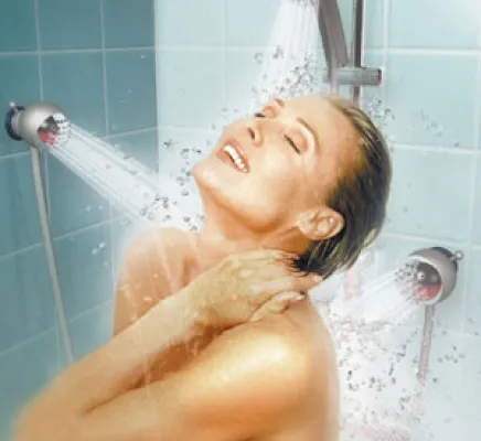 Bild: Massagedusche zum kleinen Preis „Showerball“-System lässt sich leicht montieren