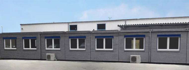 Bild: ThyssenKrupp erhält bei Chemnitz ein neues Bürogebäude von Heinkel Modulbau, Blaubeuren