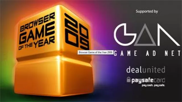 Bild: deal united sponsort die „Browser Game of the Year 2009“-Verleihung