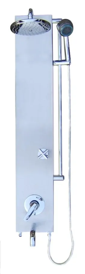 Paneel zur 100%-Absicherung eines einzelnen Duschplatzes