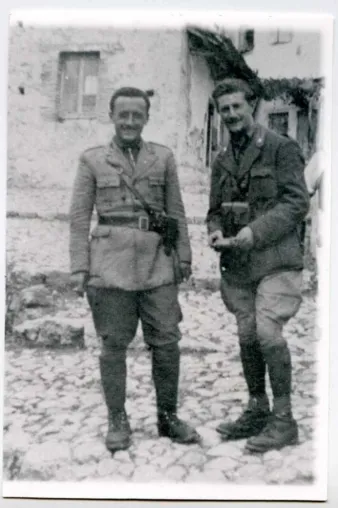 Bild: Öffentliches Zeitzeugengespräch mit dem ehem. italienischen Militärinternierten Michele Montagano