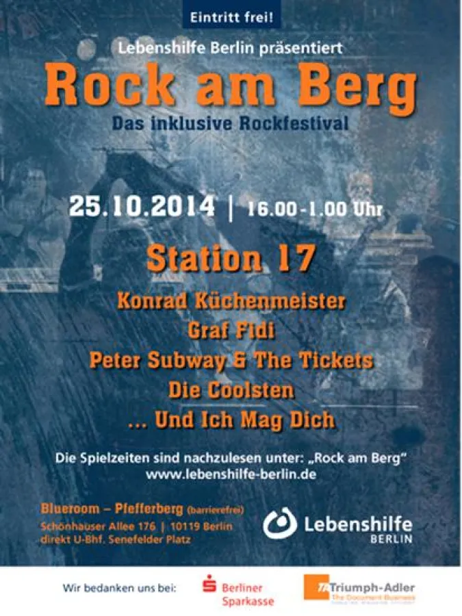 Rock am Berg - das inklusive Musikfestival in Berlin
