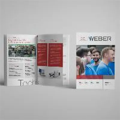 Druckfrisches für die Mitarbeiter - Für die WEBER Maschinenfabrik GmbH wurde ein Mitarbeitermagazin erstellt Bild: Druckfrisches für die Mitarbeiter - Für die WEBER Maschinenfabrik GmbH wurde ein Mitarbeitermagazin erstellt
