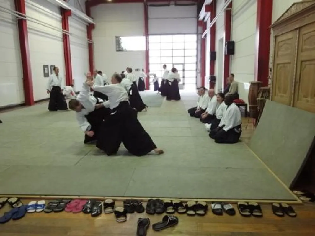 Frank Noel in der Aikido Schule Hamburg