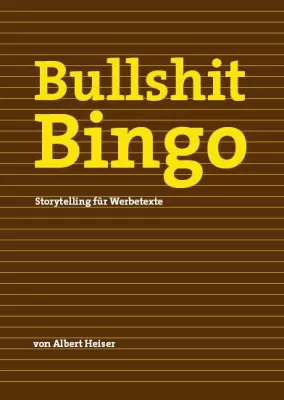 Bild: Der Besserseller. BULLSHIT BINGO - Storytelling für Werbetexte
