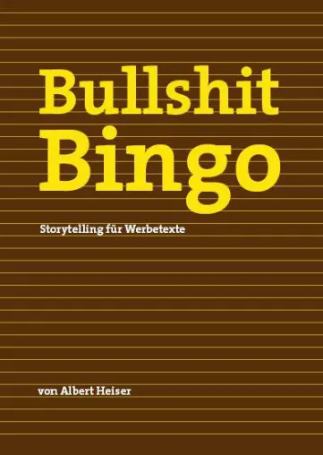 Bild: Der Besserseller. BULLSHIT BINGO - Storytelling für Werbetexte