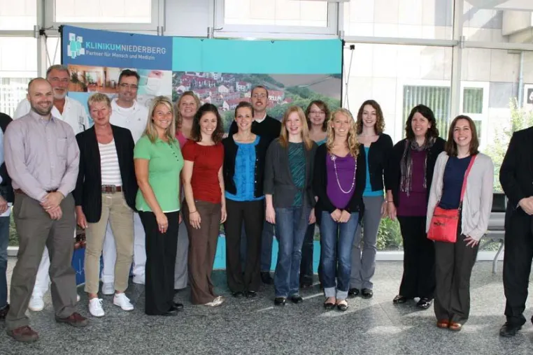 Bild: Amerikanische Pharmaziestudenten im Klinikum Niederberg