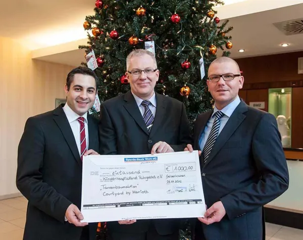 Marriott Hotels im Ruhrgebiet sammeln für den Kinderhospizdienst Ruhrgebiet e.V. Bild: Marriott Hotels im Ruhrgebiet sammeln für den Kinderhospizdienst Ruhrgebiet e.V.