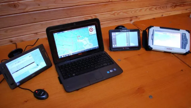 Erste öffentliche Testfahrten mit NavLog im Wald Bild: Erste öffentliche Testfahrten mit NavLog im Wald