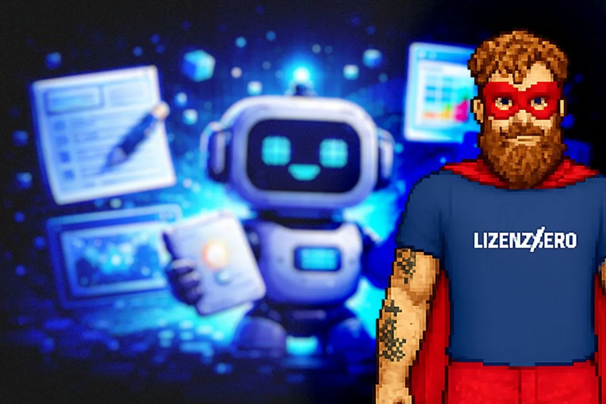 Warum integrierte KI in Software für uns der richtige Weg ist | LIZENZHERO (© LIZENZHERO.de)