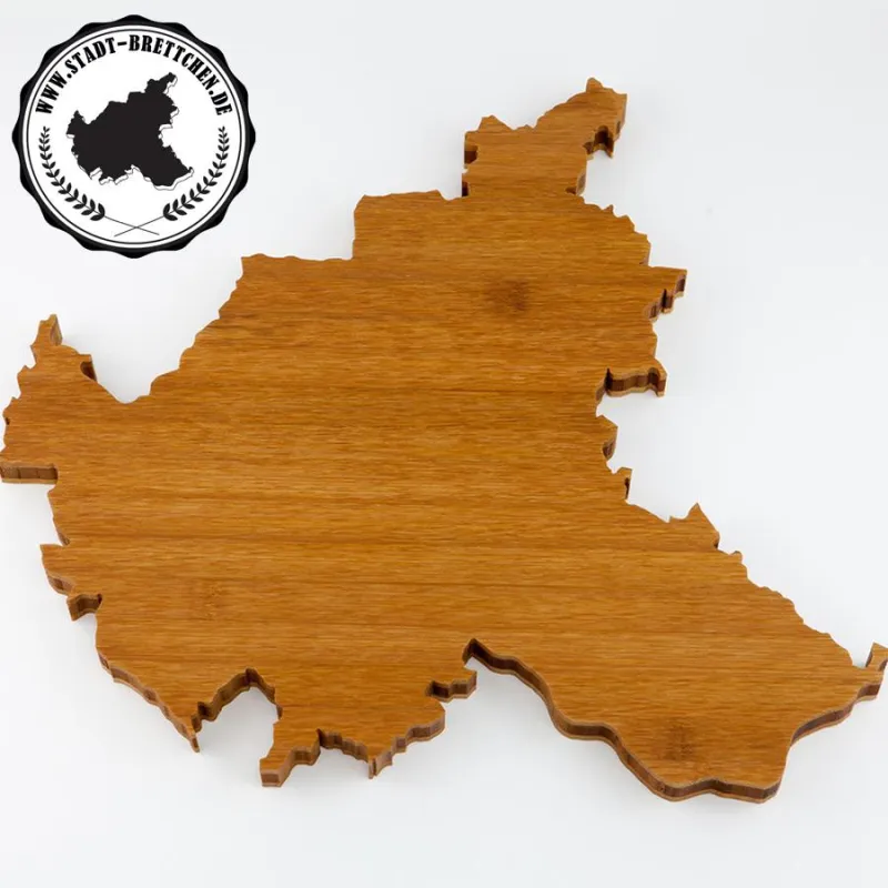 Stadt-Brettchen - Logo & Schneidebrett Modell
