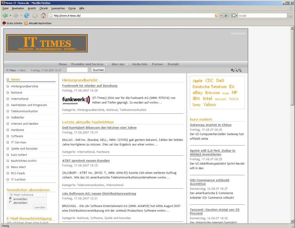 IT-Times.de: Neue Gestaltung und zahlreiche neue Features
