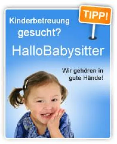 Bild: HalloBabysitter.de: 35.000 Betreuungskräfte für Kleinkinder verfügbar