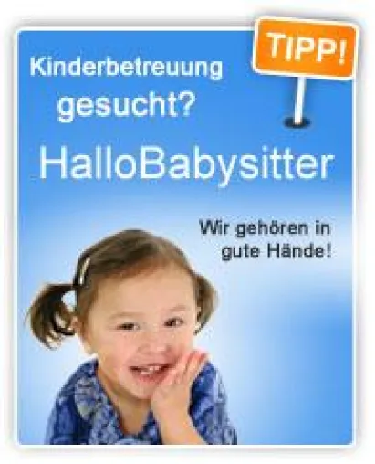 HalloBabysitter.de: 35.000 Betreuungskräfte für Kleinkinder verfügbar Bild: HalloBabysitter.de: 35.000 Betreuungskräfte für Kleinkinder verfügbar