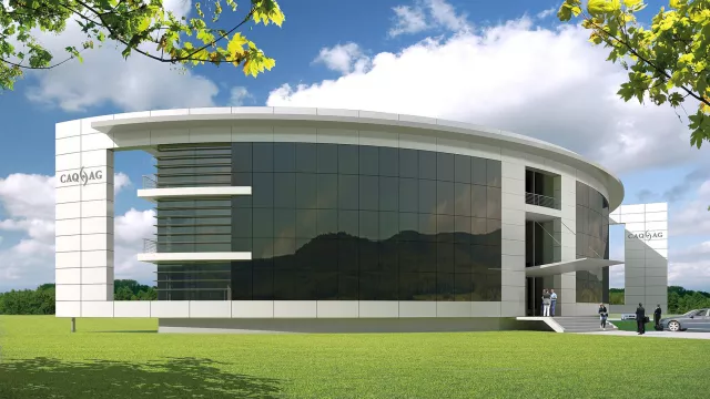 Bild: Hightech aus dem Hunsrück: Staatssekretärin begleitet symbolischen Neubau-Projektstart bei CAQ AG