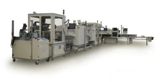 Fertigungslinie für medizinische LSR Anwendung Bild: Fertigungslinie für medizinische LSR Anwendung