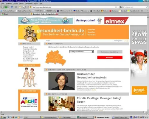 Bild: Alle Ärzte online im Überblick – Berliner Gesundheitsportal präsentiert sich ab 1. März 2010 in neuem Gewand