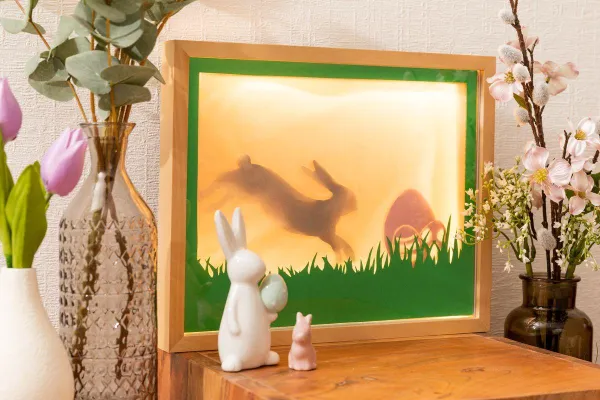 Bild: Ein DIY-Lichtbild zu Ostern basteln: Mit ausführlicher Schritt-für-Schritt-Anleitung
