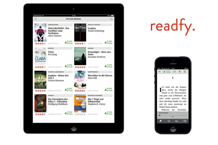 readfy launcht Weltneuheit: „Pay-per-Rent“ Modell für E-Books Bild: readfy launcht Weltneuheit: „Pay-per-Rent“ Modell für E-Books