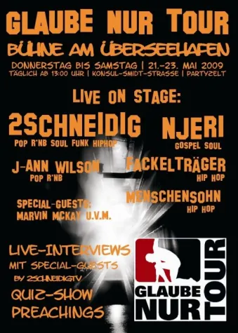 Bild: Glaube Nur Tour in Bremen während des „32. Deutschen Evangelischen Kirchentag“