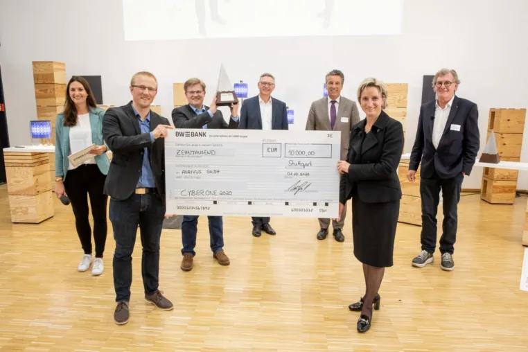 Bild: aurivus aus Ulm gewinnt 10.000 Euro Startup Award für künstliche Intelligenz, die Gebäudepläne konstruiert