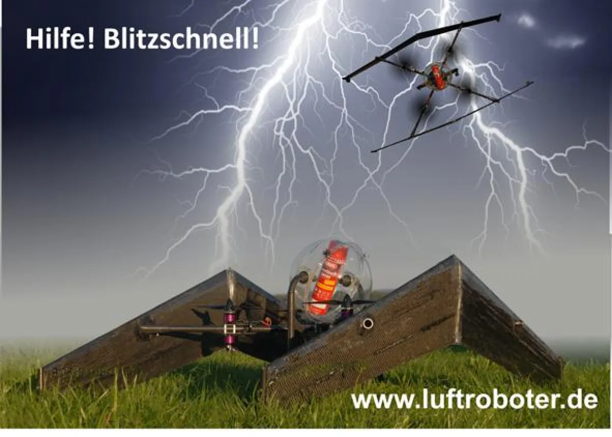 Der Luftroboter ist schnell, sicher, effizient und enorm vielseitig in der Anwendung.