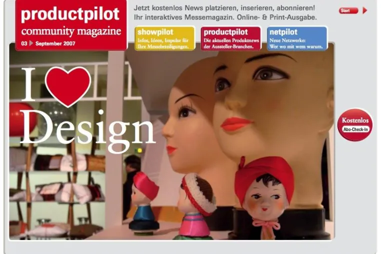 Bild: I love Design - Newsroom für die Messewelt
