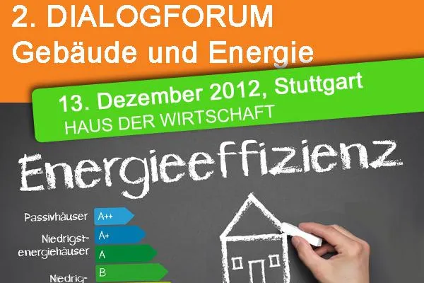 Bild: ENERGIESPARNETZWERK lädt zum 2. Dialogforum „Gebäude und Energie“ in Stuttgart