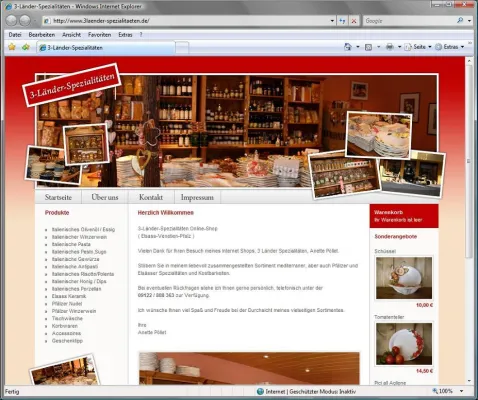 Bild: 3 Länder Spezialitäten eröffnet neuen Online-Shop