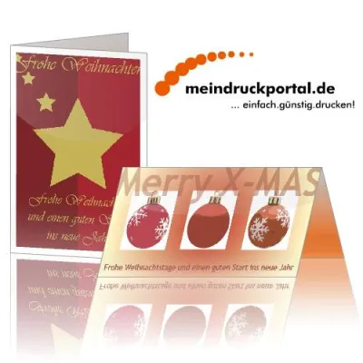 Bild: Weihnachtskarten bei meindruckportal.de