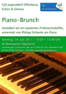 Bild: Piano-Brunch im Jugenddorf: Klavier-Genuss am Frühstücksbuffet