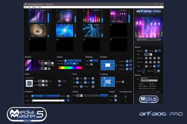 Bild: ArKaos Pro veröffentlicht den neuen MediaMaster 5 mit MediaHub