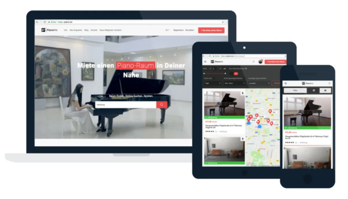 PianoMe - Proberaum in Deiner Nähe flexibel mieten. (© PianoMe)