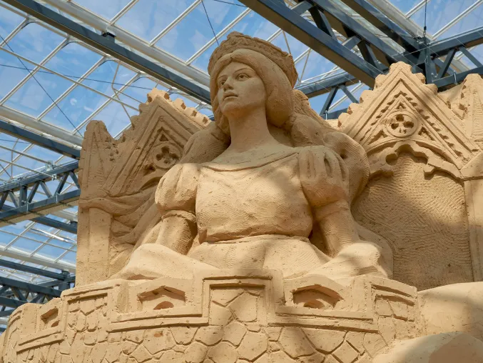 Große Kunst auf Rügen: Sandskulpturen-Ausstellung 2021 Bild: Große Kunst auf Rügen: Sandskulpturen-Ausstellung 2021