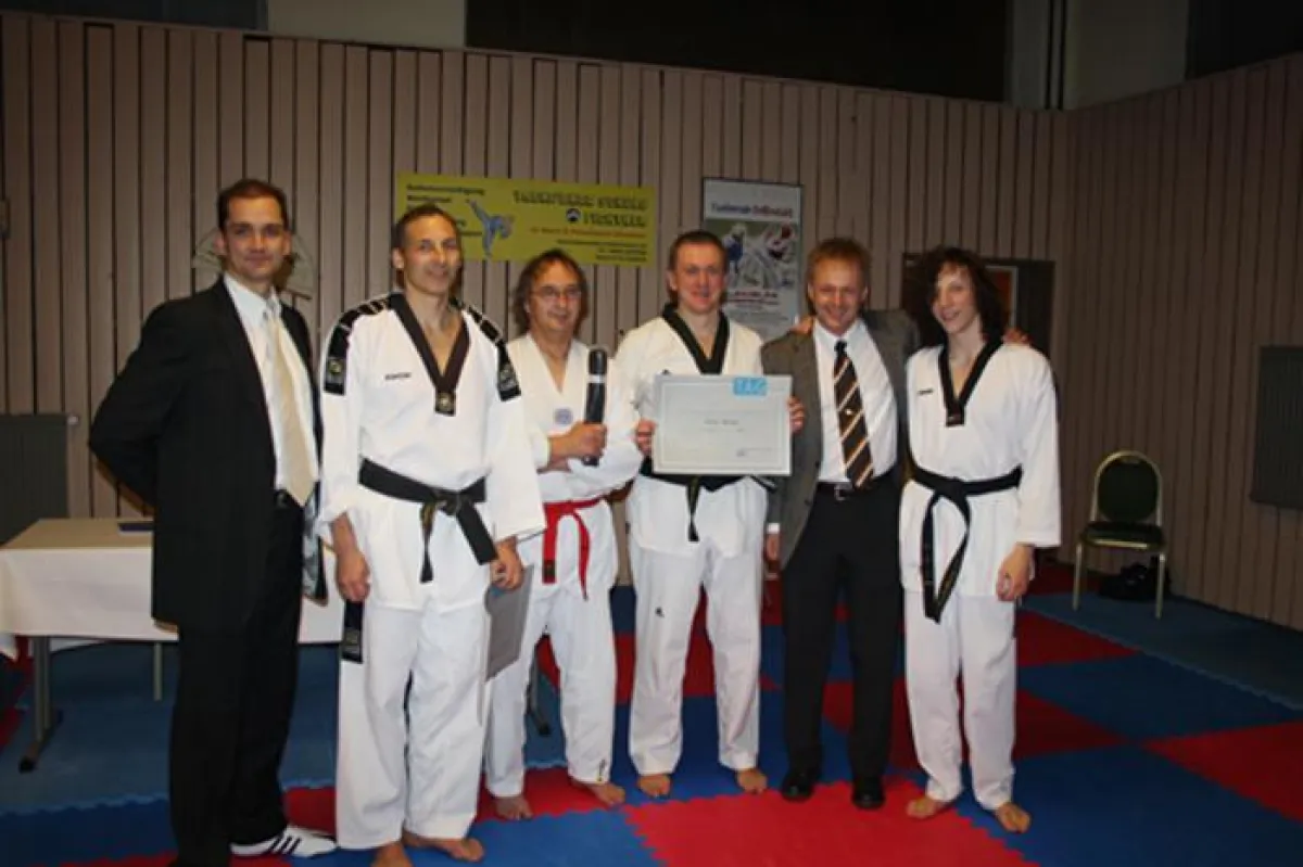 von links nach rechts: Andreas Schuster, Uwe Schindler, Günther Sonderhauser, Peter Heiner, Josef Fi