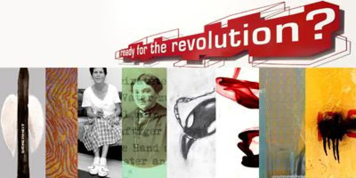 Collage von Ausschnitten der ausgestellten Werke