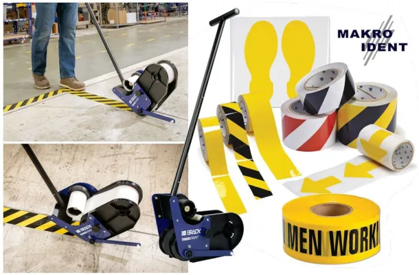 Robuste Bodenmarkierungen für eine temporäre oder dauerhafte Haftung Bild: Robuste Bodenmarkierungen für eine temporäre oder dauerhafte Haftung