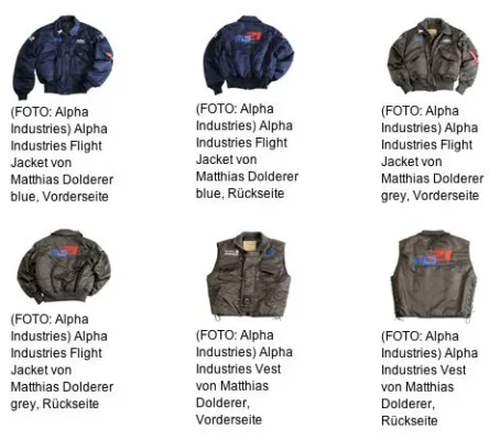 Alpha Industries verleiht Matthias Dolderer Flügel Bild: Alpha Industries verleiht Matthias Dolderer Flügel