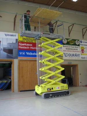 Innovativer Helfer für rationelles Arbeiten in Sporthallen Bild: Innovativer Helfer für rationelles Arbeiten in Sporthallen