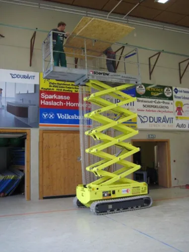 Innovativer Helfer für rationelles Arbeiten in Sporthallen Bild: Innovativer Helfer für rationelles Arbeiten in Sporthallen
