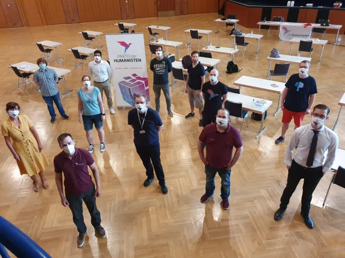 Humanisten aus Hessen wollen in den Bundestag Bild: Humanisten aus Hessen wollen in den Bundestag
