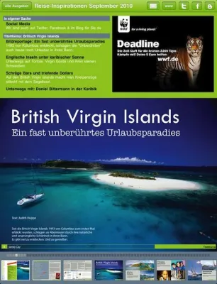 Bild: Vorhang auf für das erste deutsche Reisemagazin auf dem iPad:?Reise-Inspirationen