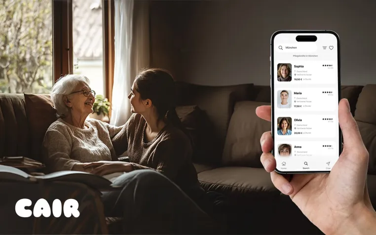 Bild: Startschuss für CAIR: Neue App bringt legale 24h-Betreuung einfach und digital nach Deutschland