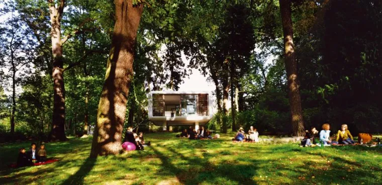 Bild: Werner Aisslingers Loftcube landet in Frankfurt auf der Light + Building