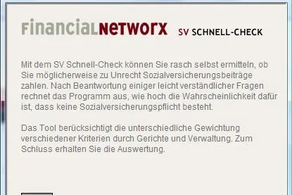 Neues Online-Tool für einen SV-Schnell-Check Bild: Neues Online-Tool für einen SV-Schnell-Check