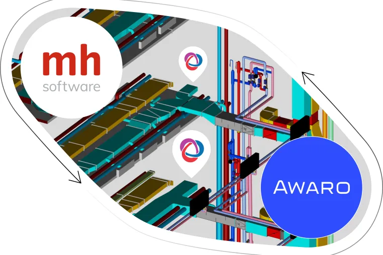 Integration von AWARO und mh-BIM 7 - Issuetracking in AWARO direkt aus mh-BIM 7 Bild: Integration von AWARO und mh-BIM 7 - Issuetracking in AWARO direkt aus mh-BIM 7