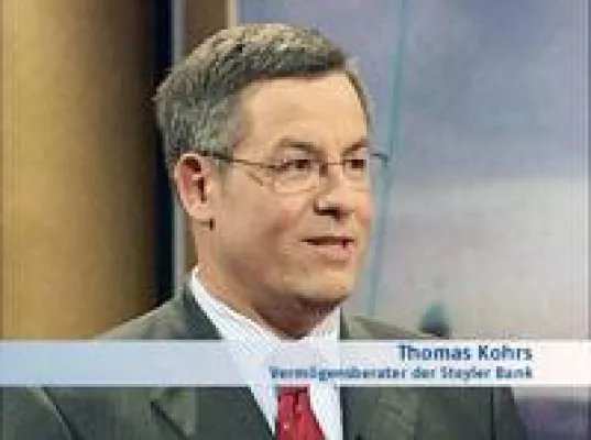 Bild: Thomas Kohrs im Gespräch mit Bruder Paulus - N24 Ethik-Sendung „Um Gottes Willen"