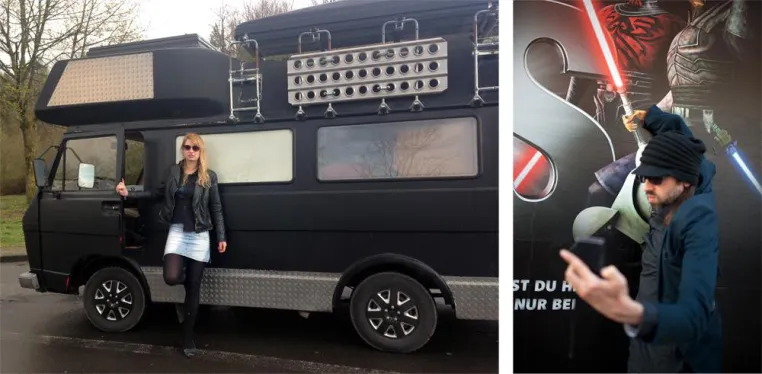 Bild: Idling mobile, die mobilie Künstlerresidenz zu Gast in Kassel.