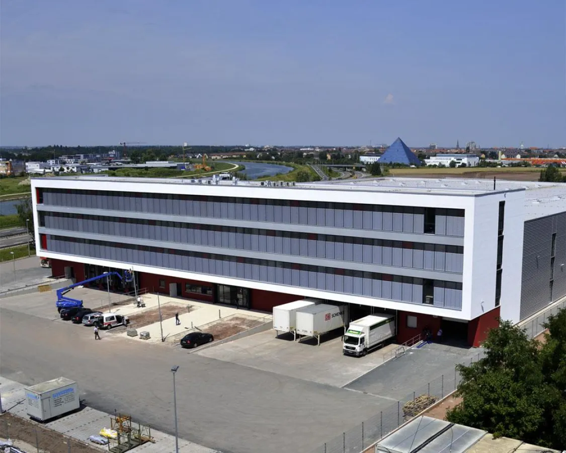 Das neue topmoderne Logistikzentrum mit einer Nutzfläche von 12.300 m²