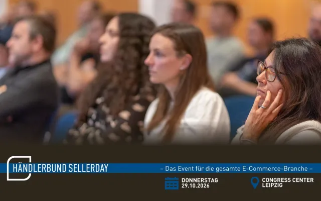Neuer Name, gewohnte Kompetenz: Händlerbund SellerDay fokussiert Rechtssicherheit & Wachstum im Online-Handel Bild: Neuer Name, gewohnte Kompetenz: Händlerbund SellerDay fokussiert Rechtssicherheit & Wachstum im Online-Handel